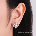 Pendientes de plata esterlina de moda 925